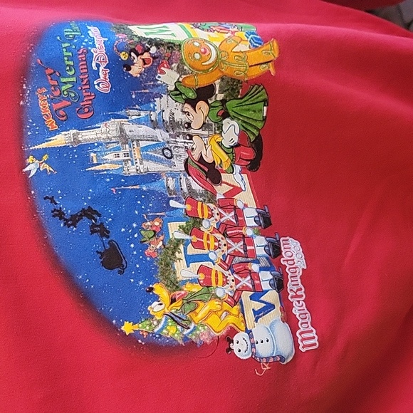 Almost Vintage Disney World Christmas Sweatshirt - Picture 2 of 7
